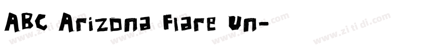 ABC Arizona Flare Un字体转换